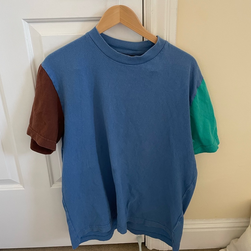 Large - funky color’s sleeves - Tee Shirt